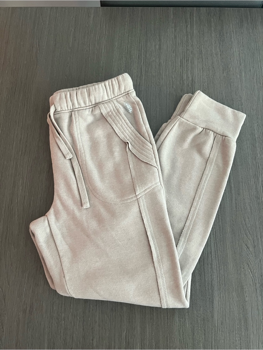 Women’s Cozy Jogger Pants in Light Beige - Free People